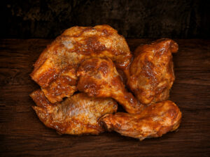 Alas de pollo adobadas