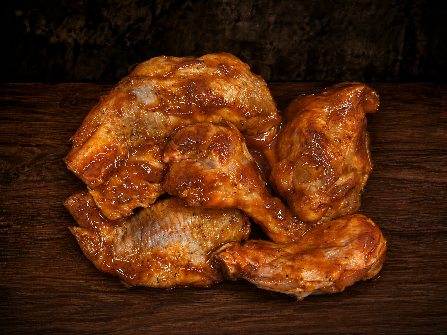 Alas de pollo adobadas