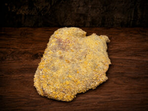 Cachopo rulo cabra y cebolla caramelizada